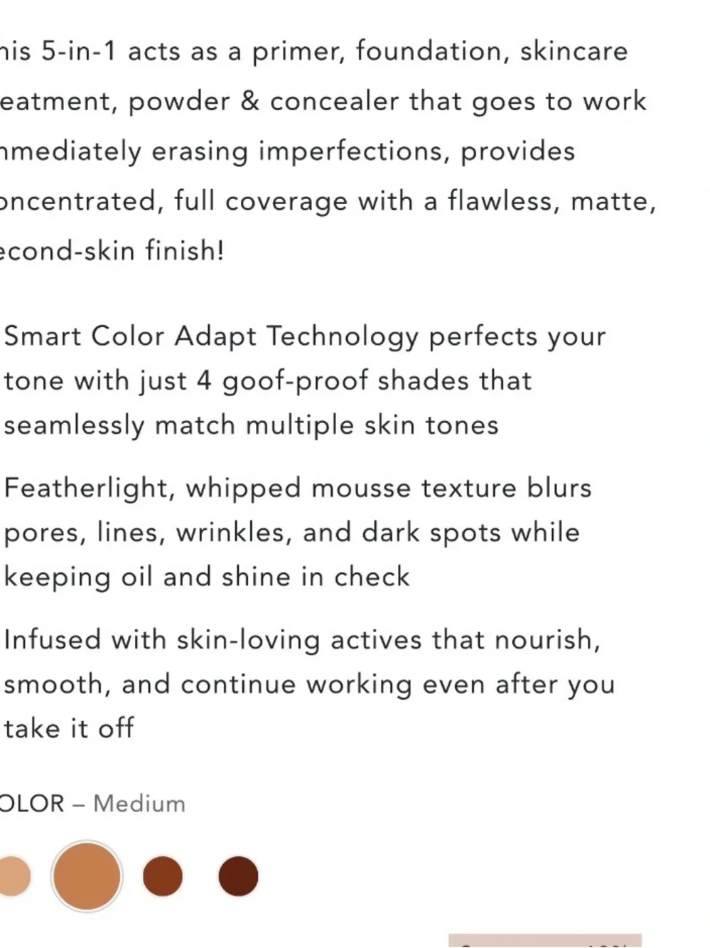 Plumping Velvet Serum-Infused Foundation - medium
